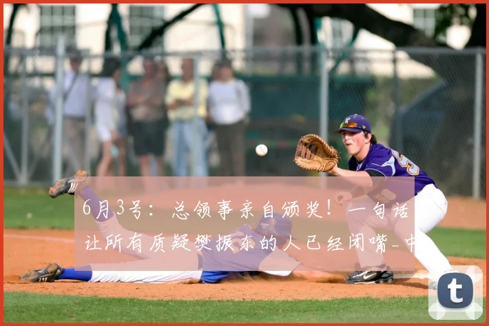 6月3号：总领事亲自颁奖！一句话让所有质疑樊振东的人已经闭嘴_中德_中国_乒乓球
