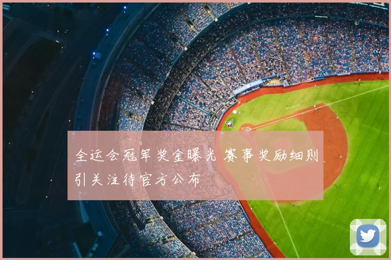 全运会冠军奖金曝光 赛事奖励细则引关注待官方公布